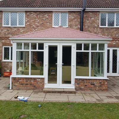 Professional conservatory roof installation team
